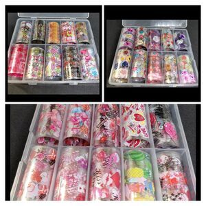 Colorful Nail Art Foil Set